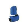 Blue soft padded baby foot orthosis brace with adjustable black straps, made in the USA, best orttopedic braces by RCAI for.