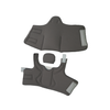 Gray orthopedic accessory kit pieces with Velcro straps, made in the USA, RCAI, B2B orthopedics wholesale, best orthopedic.