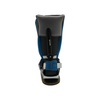 Blue and black MPO2000 ambulatory ankle brace with adjustable straps, cushioned padding, made in the USA, RCAI, best.