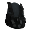 Black RCAI TLSO short front orthopedic brace with adjustable straps and padded interior, made in the USA, best orthopedic.