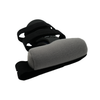 Contour Hand Recycled Thermoplastic brace in black with gray padded support, adjustable straps, made in the USA, best.