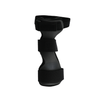 Black RCAI wrist drop orthosis with three adjustable universal cuff straps, sleek supportive design, made in the USA, best.