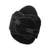 Black Universal LSO back brace with adjustable straps and reinforced plastic supports, made in the USA, best orthopedic.