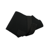 Black neoprene wrap-around CMC thumb support with adjustable strap, made in the USA, best orthopedic braces by RCAI, ideal.