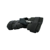 Black Flex Pop Elbow brace with adjustable straps and metal hinges, made in the USA, best orthopedic braces for B2B.