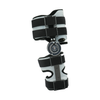 Adjustable post operative pin arm brace in black and gray with padded straps and metal hinge, made in the USA by RCAI, ideal .