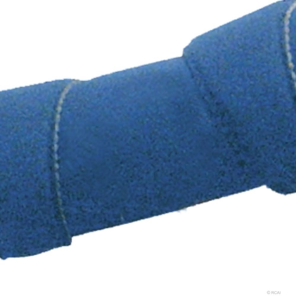 Blue pediatric elbow stabilizer brace with adjustable straps and reinforced stitching, made in the USA, best orthopedic.