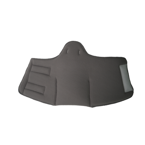 Gray contoured orthopedic brace with adjustable straps, made in the USA by RCAI, suitable for B2B orthopedics wholesale, one .