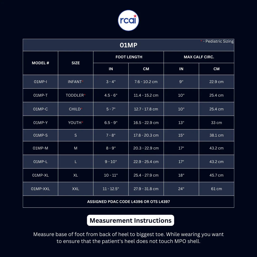 Sizing Chart