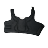 Black neoprene MPO 2000 Active Accessory Kit shoulder brace with adjustable straps, made in the USA, best orthopedic braces.