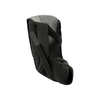 Black Soft Heel Suspension Boot with gray inner lining and adjustable Velcro straps, designed for immobilizing the heel,.