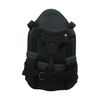 Black Short Front TLSO brace with adjustable straps and cushioned interior, made in the USA, RCAl quality, ideal for B2B.