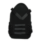 Black short front TLSO brace with three horizontal adjustable straps and dual shoulder straps, made in the USA, best.