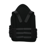 Black RCAI TLSO short front orthopedic brace with adjustable straps and padded support, made in the USA, best orthopedic.