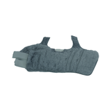 Gray padded Phase II Multi Podus orthotic accessory with adjustable straps, made in the USA, RCAI, ideal for B2B orthopedics .