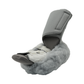 Gray Phase II Multi Podus System orthopedic foot brace with soft fleece lining, adjustable straps, and padded heel, made in.