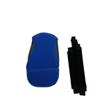 Blue neoprene plantar fasciitis night splint with black adjustable straps, made in the USA, best orthopedic braces by RCAI.