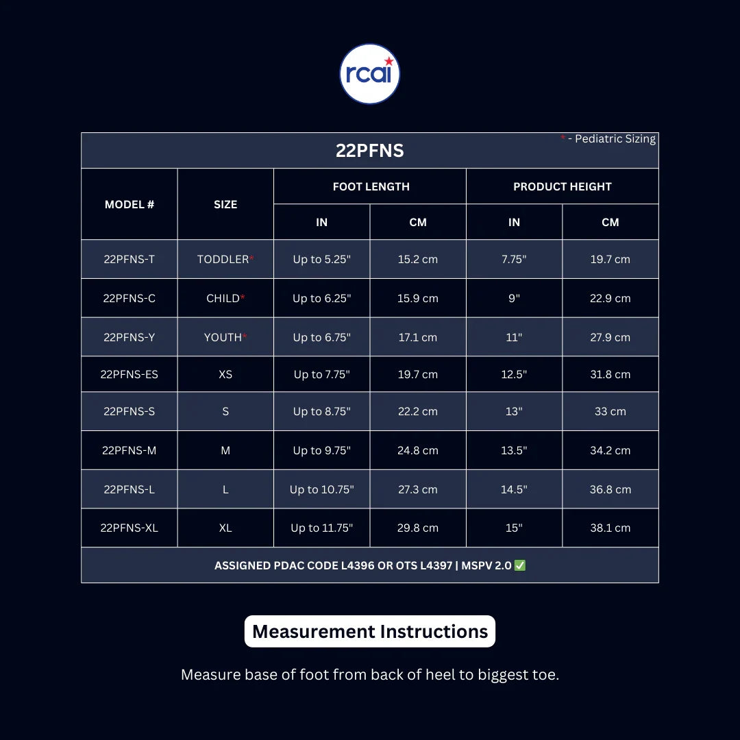 Sizing Chart