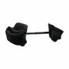 Black pediatric abduction bar with padded cushions and adjustable connecting bar, made in the USA, RCAI, B2B orthopedics.