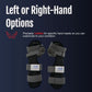 Black Resting Hand Orthosis with adjustable straps, padded support, and rcaI label, made in the USA, best orthopedic braces.