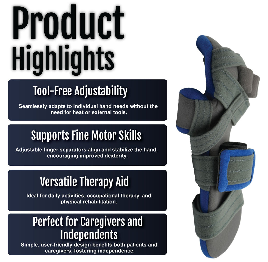 Adaptable Geriatric Hand by RCAI – Finger, Thumb, & Wrist Support