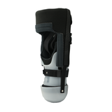 Respond ROM BKA rigid dressing in black and gray with adjustable straps, made in the USA, best orthopedic braces, RCAI B2B.