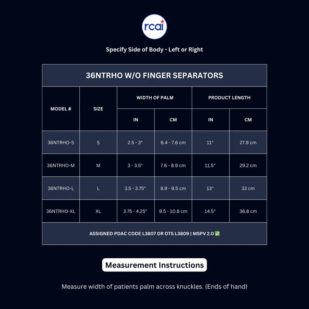 Sizing Chart