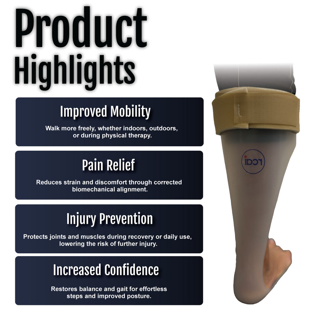 RCAI Ankle Foot Orthosis | Semi-Rigid Support for Comfort & Stability