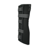 Black bariatric knee immobilizer with multiple adjustable Velcro straps, made in the USA, RCAI for B2B orthopedics.