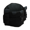 Black RCAI LSO Short Front orthopedic brace with adjustable straps and hook-and-loop closures, made in the USA, ideal for.