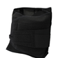 Black Control Fit LSO orthopedic brace with adjustable Velcro straps, breathable mesh fabric, and sturdy support panels,.