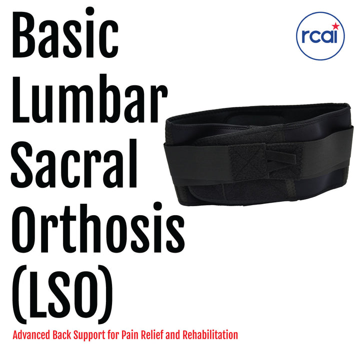 RCAI Basic Lumbar Sacral Orthosis - Superior Back Support & Comfort