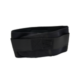 Black RCAI Basic Lumbar Sacral Orthosis belt with adjustable straps, sturdy support, made in the USA, best orthopedic braces .