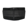 Black RCAI Basic Lumbar Sacral Orthosis back brace with wide adjustable straps, made in the USA, best orthopedic braces for.