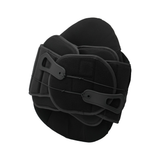 Black universal LSO back brace with adjustable straps and reinforced plastic supports, made in the USA, best orthopedic.