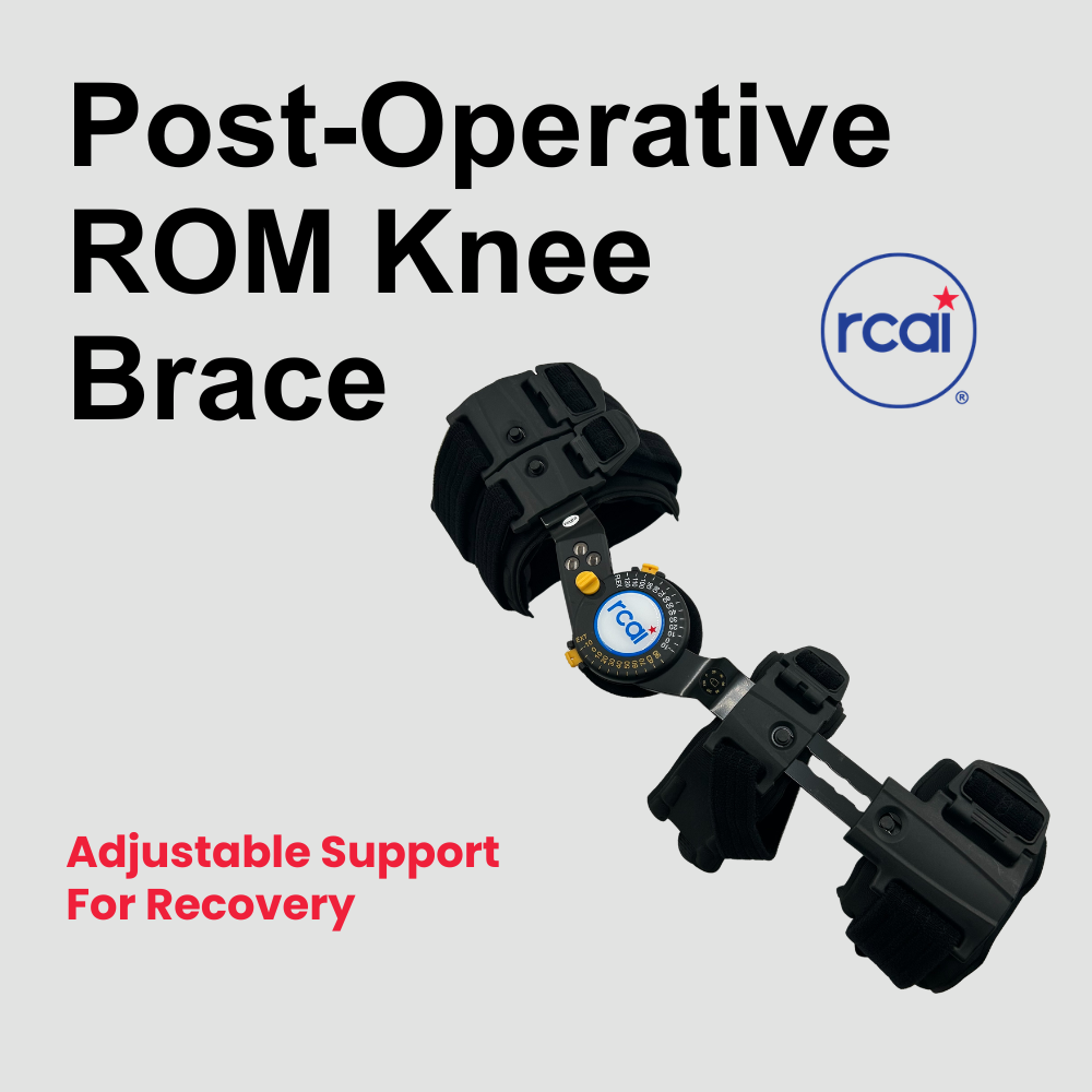 RCAI Post-Operative ROM Knee Brace – Adjustable Support for Recovery