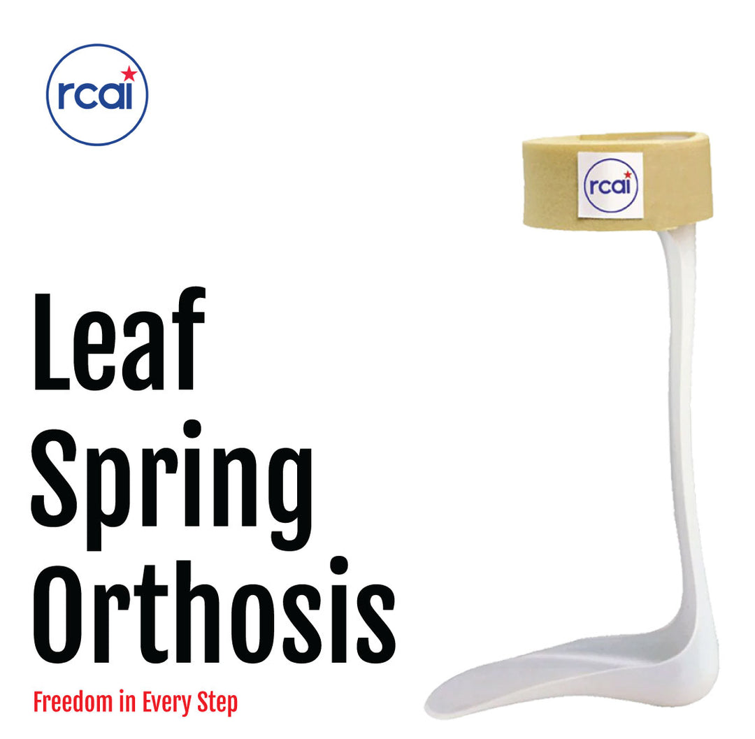 RCAI Leaf Spring Orthosis: Lightweight AFO for Foot Drop