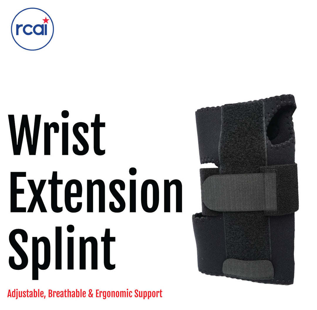 RCAI Wrist Extension Splint – Adjustable, Breathable & Ergonomic Support