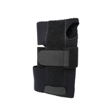 Black adjustable wrist extension splint with ergonomic straps and breathable fabric, made in the USA, RCAI best orthopedic.