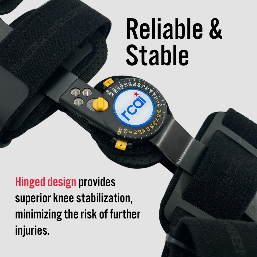 RCAI Post-Operative ROM Knee Brace – Adjustable Support for Recovery