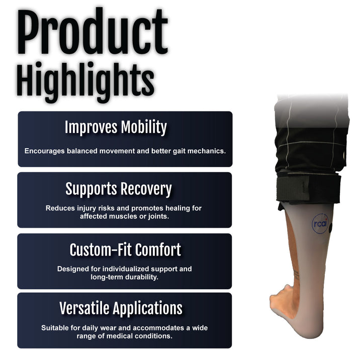 RCAI Ankle Foot Orthosis | Rigid Support for Comfort & Stability