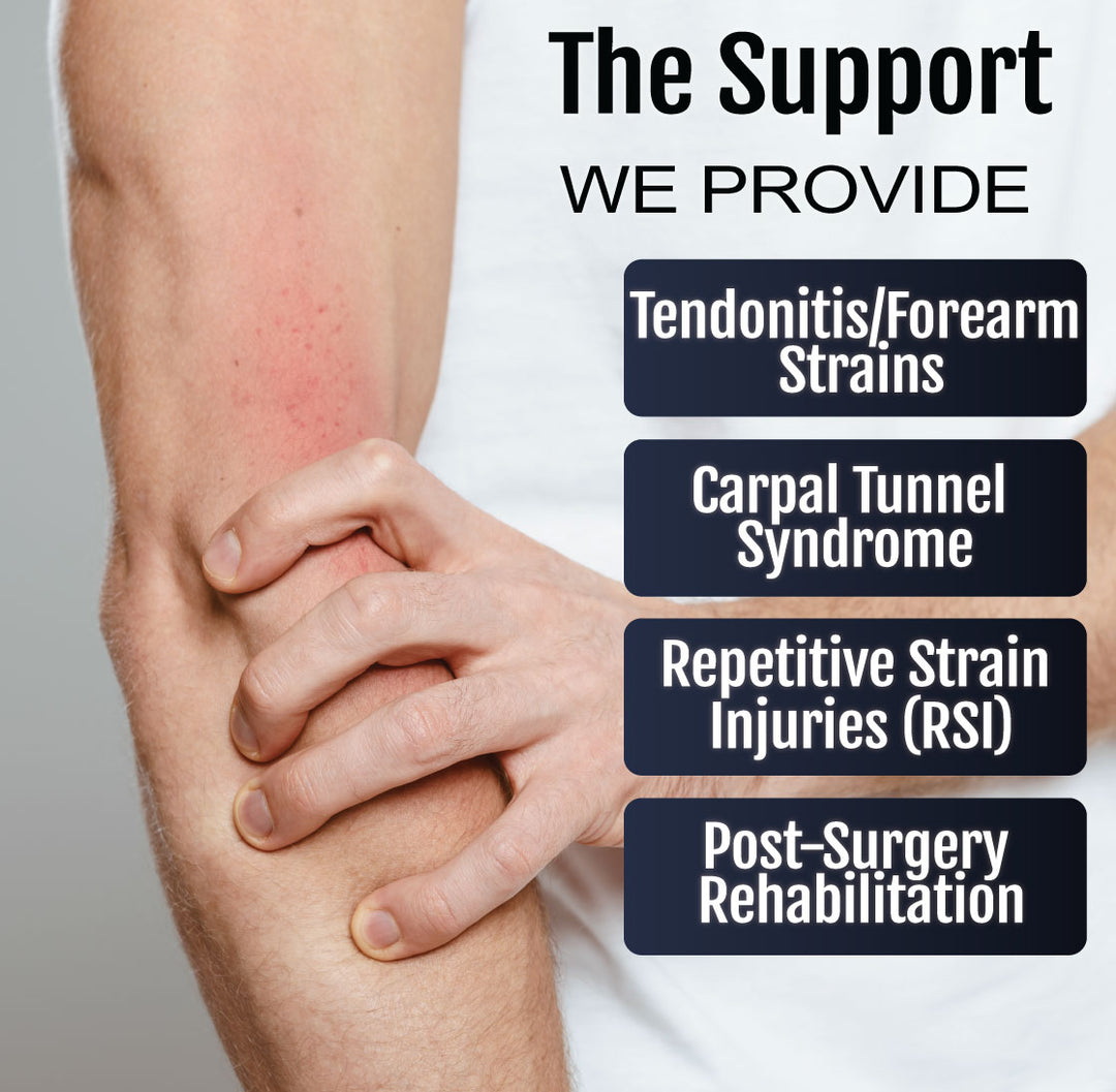 RCAI Tennis Elbow Brace – Pain Relief for Tendonitis & Sports Injuries