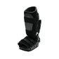 Black lightweight orthopedic recovery boot with adjustable straps and rigid frame, made in the USA, RCAI best orthopedic.