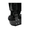 Black lightweight RCAI TA orthopedic recovery boot with adjustable straps and metal support, made in the USA, ideal for B2B.