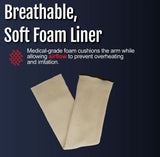 Beige breathable soft foam liner for humeral arm brace by RCAI, made in the USA, ideal for B2B orthopedics wholesale and.