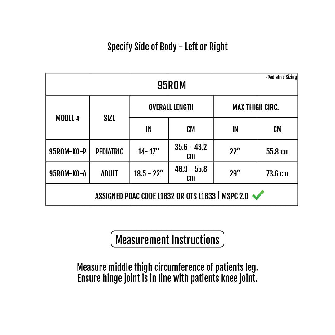 Sizing Chart