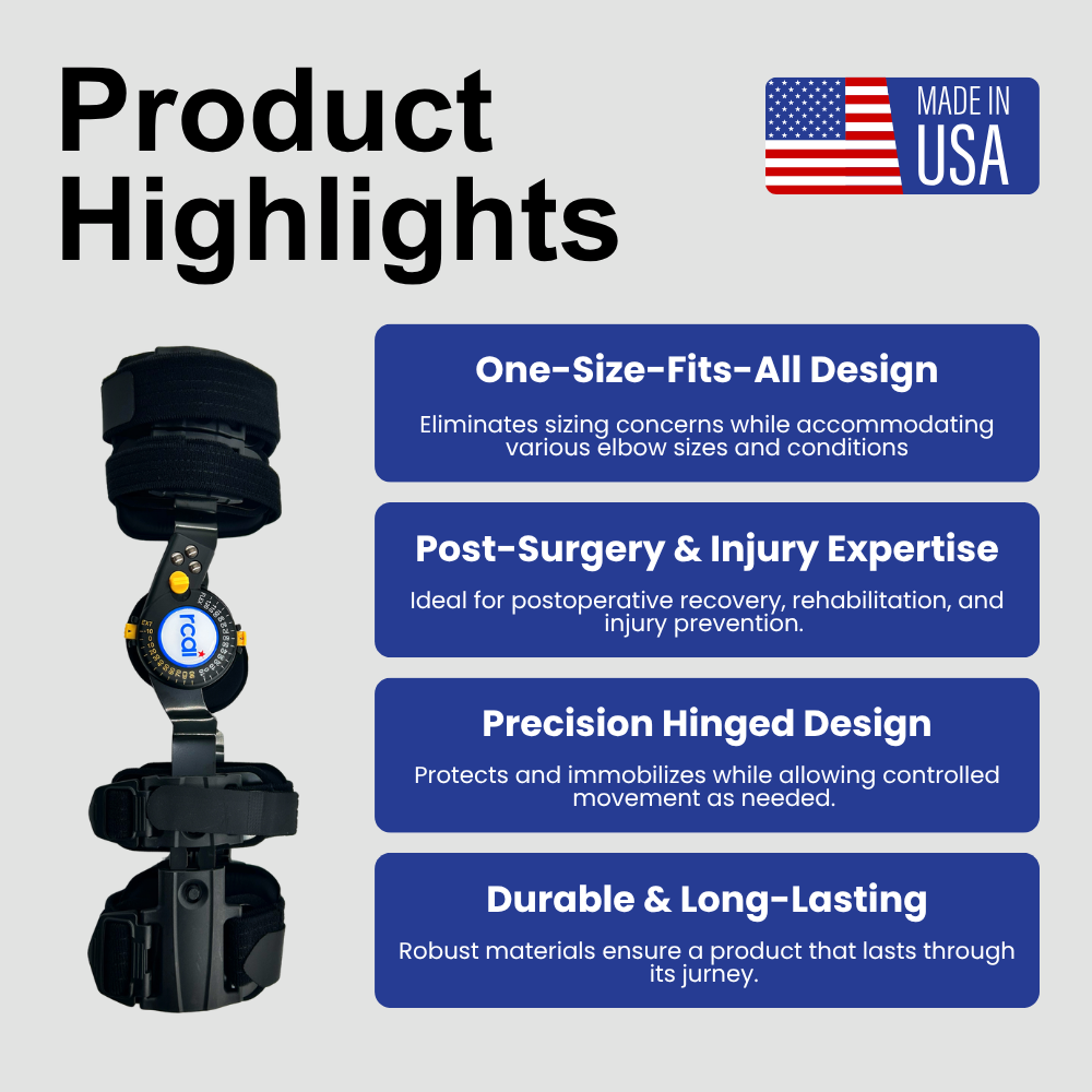 Universal ROM Elbow Brace - Precision Support for Recovery & Injury