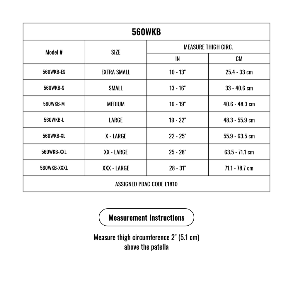 Sizing Chart