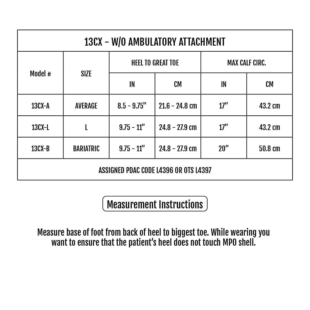 Sizing Chart