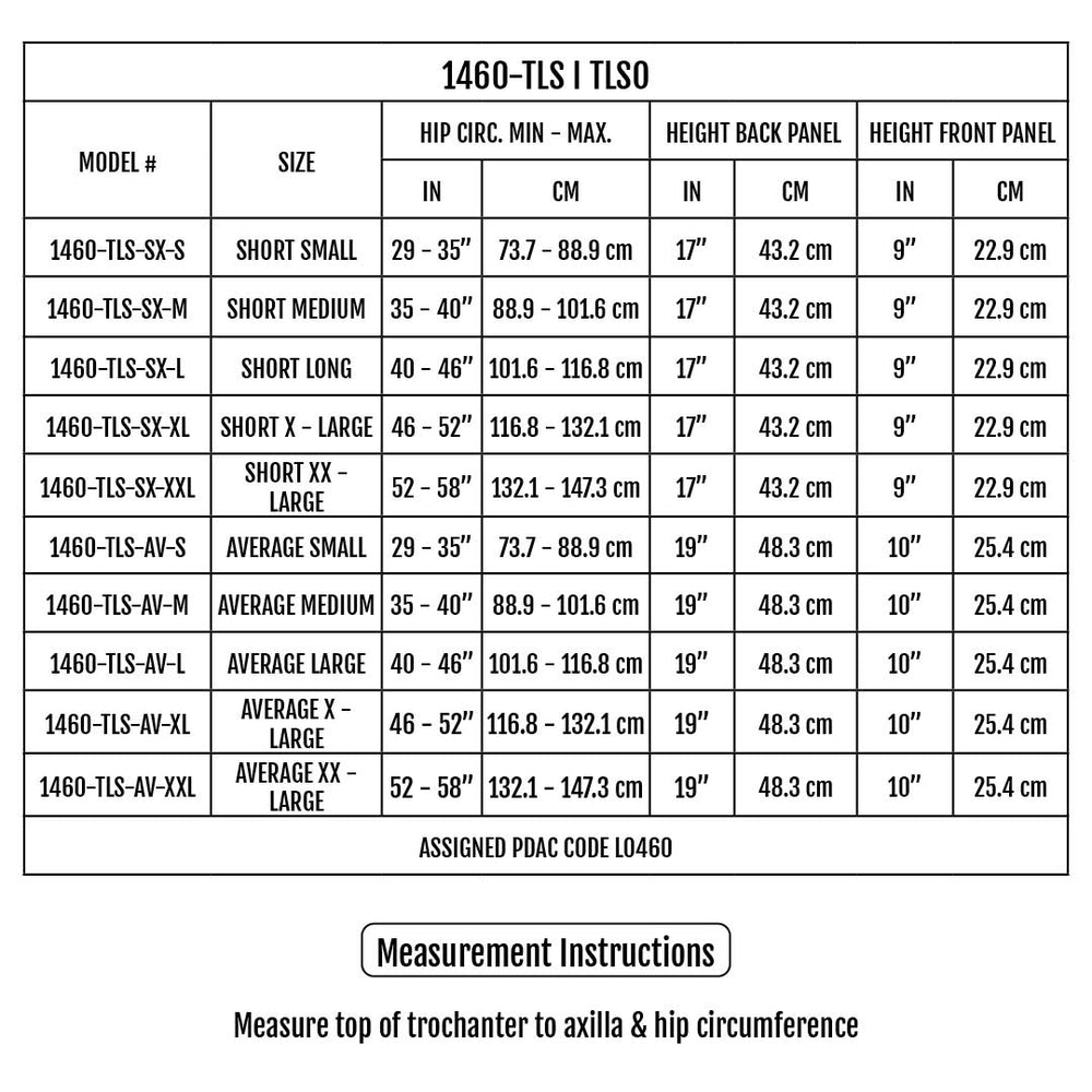 Sizing Chart